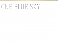 onebluesky.ch Webseite Vorschau