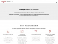 primeassets.eu Webseite Vorschau