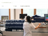 laendleanalytik.at Webseite Vorschau