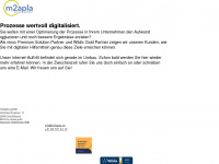 m2apla.ch Webseite Vorschau