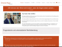 orlandomeyer.ch Webseite Vorschau