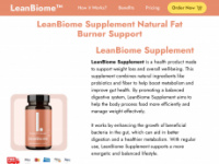 supplement.en-en-leanbiome.com Webseite Vorschau