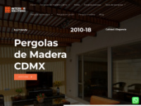 pergolasmadera.com.mx Webseite Vorschau