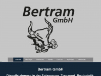 bertrambau.de Webseite Vorschau