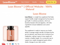 lean-biome.en-en-leanbiome.com Webseite Vorschau