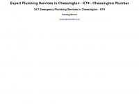 chessingtonplumber.co.uk Webseite Vorschau