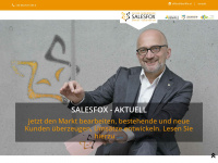 salesfox.at Webseite Vorschau