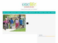 onelife.de Webseite Vorschau