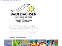 badi-dachsen.ch Webseite Vorschau