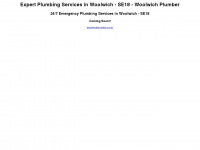 woolwichplumber.co.uk Webseite Vorschau