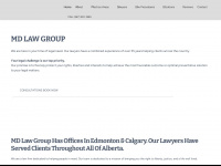 mdlawgroup.ca Webseite Vorschau