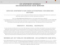 leo-apartments-bei-muenchen.de Webseite Vorschau