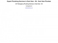 easthamplumber.co.uk Webseite Vorschau