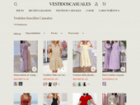 vestidoscasuales.shop Webseite Vorschau