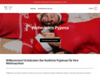 weihnachts-pyjama.de Webseite Vorschau