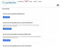 cryptolabs.fr Webseite Vorschau