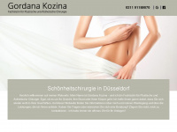 plastische-chirurgie-kozina.de Webseite Vorschau