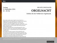 zwickauer-orgelnacht.de Webseite Vorschau