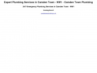 camdentownplumbing.co.uk Webseite Vorschau