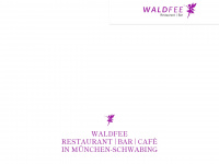 restaurant-waldfee-muenchen.de Webseite Vorschau