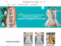 vestidosbordados.shop Webseite Vorschau