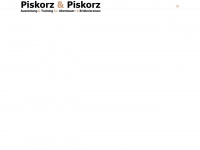 piskorz.at Webseite Vorschau