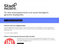 stadtprojekte.org Webseite Vorschau