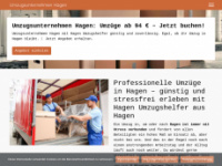 hagen-umzugshelfer.de Webseite Vorschau