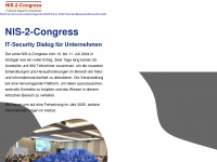 nis-2-congress.com Webseite Vorschau