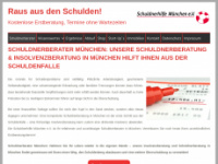 schuldnerhilfe-muenchen.com Webseite Vorschau