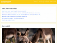 eselsmilch.eu Webseite Vorschau