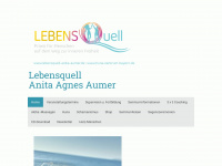 lebensquell-anita-aumer.de Webseite Vorschau