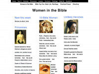 womeninthebible.net Webseite Vorschau