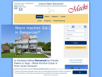 haus-mecki.de Webseite Vorschau