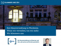 hausverwaltung-pforzheim.com Webseite Vorschau