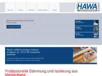 hawa-isolierteam.de Webseite Vorschau