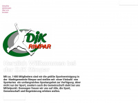 djk-rimpar.de Webseite Vorschau