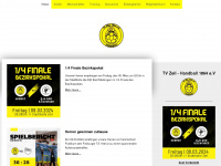 tvzell-handball.de Webseite Vorschau