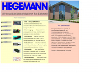 hegemann.com Webseite Vorschau