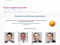 pneumo-update-europe.eu Webseite Vorschau