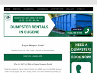 eugenedumpsterrental.net Webseite Vorschau