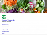 veggie-vegan.de Webseite Vorschau