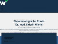 rheumapraxis-wiefel.de Webseite Vorschau