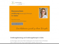 ernaehrungstherapie-aalen.de Webseite Vorschau