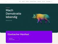 lebendige-demokratie-eberbach.de Webseite Vorschau