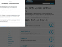 uselesssoftware.com Webseite Vorschau