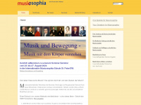 musicosophia.org Webseite Vorschau