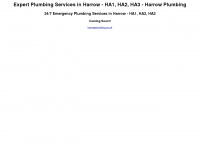 harrowplumbing.co.uk Webseite Vorschau