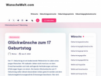 wunschewelt.com Webseite Vorschau