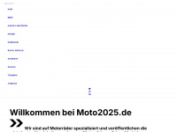 moto2025.de Webseite Vorschau